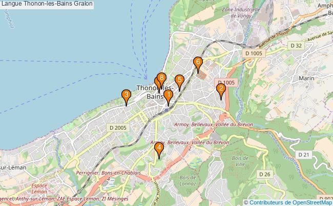 plan Langue Thonon-les-Bains Associations langue Thonon-les-Bains : 9 associations