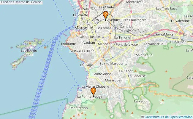 plan Laotiens Marseille Associations Laotiens Marseille : 2 associations