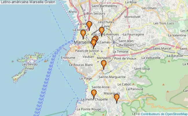 plan Latino-américaine Marseille Associations latino-américaine Marseille : 10 associations