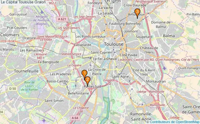 plan Le Capital Toulouse Associations Le Capital Toulouse : 4 associations