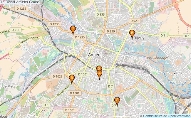 plan Le Débat Amiens Associations Le Débat Amiens : 7 associations