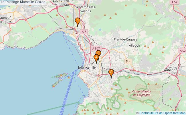 plan Le Passage Marseille Associations Le Passage Marseille : 4 associations