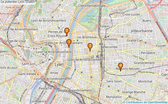 plan Le potentiel Lyon Associations Le potentiel Lyon : 5 associations