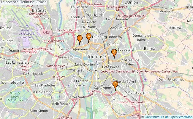 plan Le potentiel Toulouse Associations Le potentiel Toulouse : 8 associations