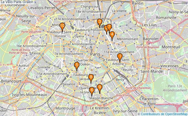 plan Le Vélo Paris Associations Le Vélo Paris : 16 associations