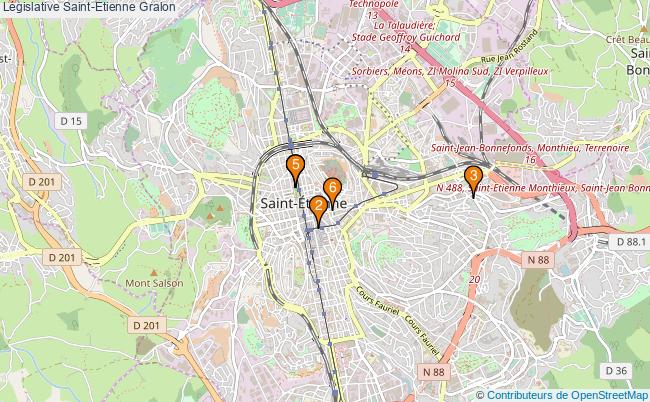plan Législative Saint-Etienne Associations Législative Saint-Etienne : 6 associations