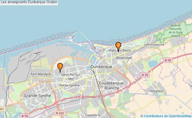 plan Les enseignants Dunkerque Associations Les enseignants Dunkerque : 3 associations