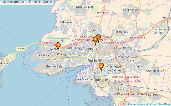 plan Les enseignants La Rochelle Associations Les enseignants La Rochelle : 5 associations