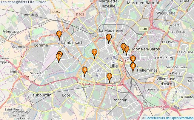 plan Les enseignants Lille Associations Les enseignants Lille : 15 associations