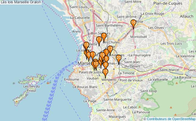 plan Les lois Marseille Associations Les lois Marseille : 20 associations