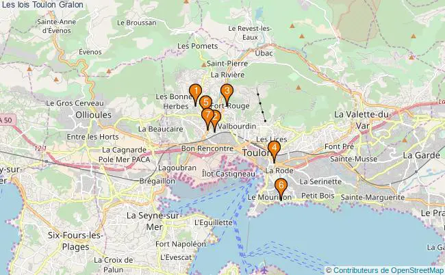 plan Les lois Toulon Associations Les lois Toulon : 8 associations