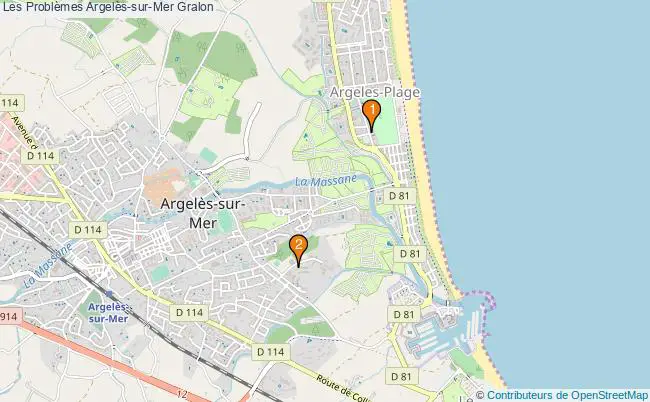 plan Les Problèmes Argelès-sur-Mer Associations Les Problèmes Argelès-sur-Mer : 3 associations