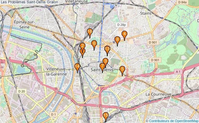 plan Les Problèmes Saint-Denis Associations Les Problèmes Saint-Denis : 19 associations