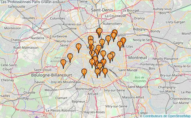 plan Les Professionnels Paris Associations Les Professionnels Paris : 679 associations