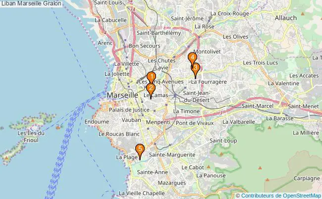 plan Liban Marseille Associations Liban Marseille : 9 associations