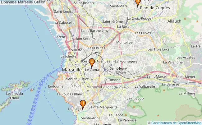 plan Libanaise Marseille Associations libanaise Marseille : 5 associations