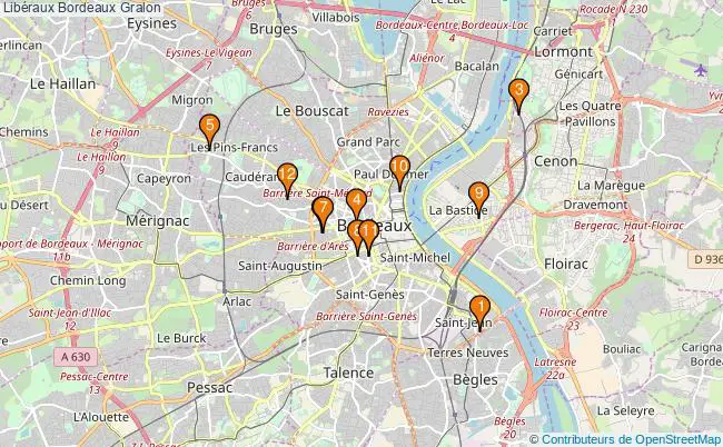 plan Libéraux Bordeaux Associations libéraux Bordeaux : 14 associations