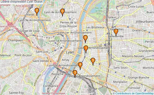 plan Liberté d'expression Lyon Associations liberté d'expression Lyon : 12 associations