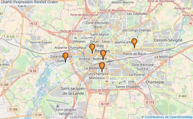 plan Liberté d'expression Rennes Associations liberté d'expression Rennes : 5 associations