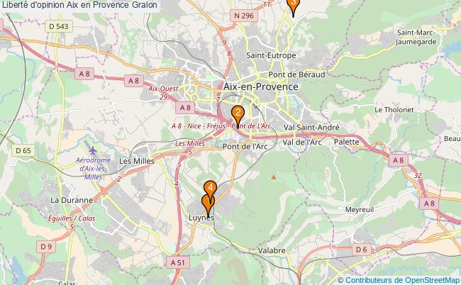 plan Liberté d'opinion Aix en Provence Associations liberté d'opinion Aix en Provence : 5 associations