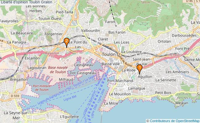 plan Liberté d'opinion Toulon Associations liberté d'opinion Toulon : 3 associations