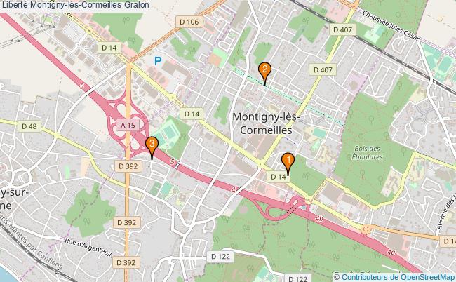 plan Liberté Montigny-lès-Cormeilles Associations liberté Montigny-lès-Cormeilles : 3 associations