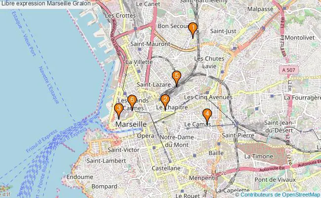 plan Libre expression Marseille Associations Libre expression Marseille : 7 associations