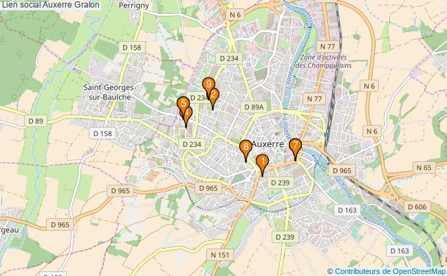 plan Lien social Auxerre Associations lien social Auxerre : 8 associations