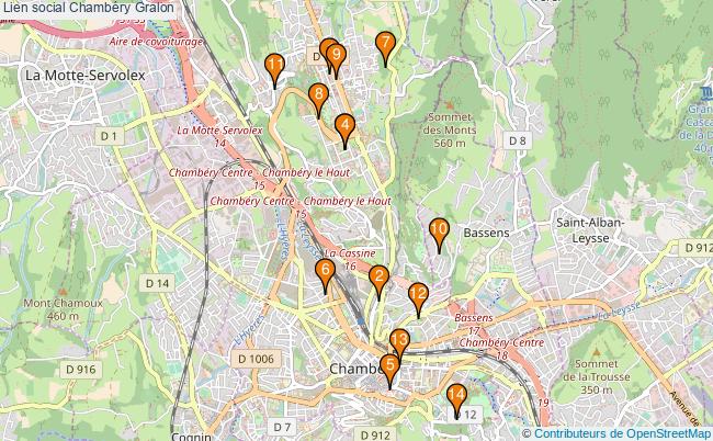 plan Lien social Chambéry Associations lien social Chambéry : 23 associations