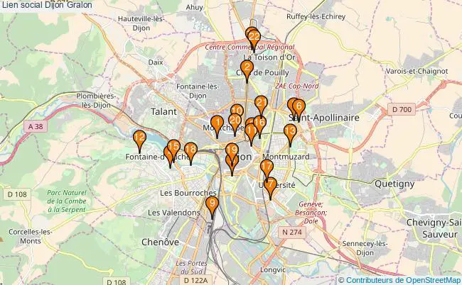 plan Lien social Dijon Associations lien social Dijon : 30 associations