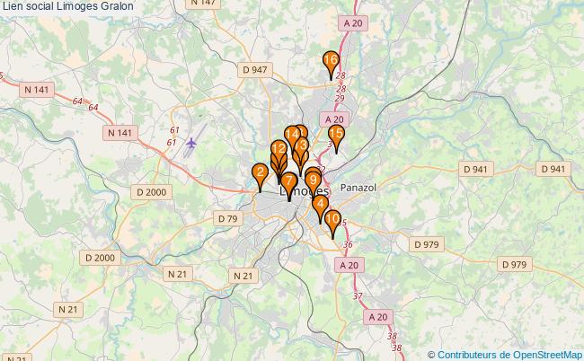 plan Lien social Limoges Associations lien social Limoges : 23 associations