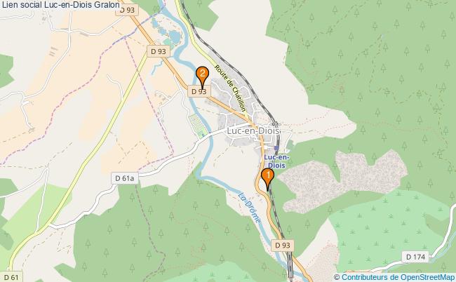 plan Lien social Luc-en-Diois Associations lien social Luc-en-Diois : 4 associations