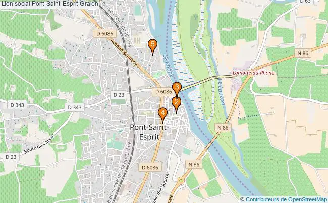 plan Lien social Pont-Saint-Esprit Associations lien social Pont-Saint-Esprit : 6 associations
