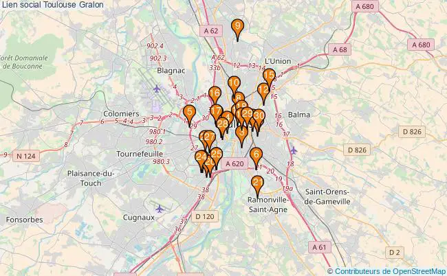 plan Lien social Toulouse Associations lien social Toulouse : 195 associations
