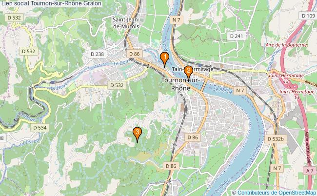 plan Lien social Tournon-sur-Rhône Associations lien social Tournon-sur-Rhône : 4 associations