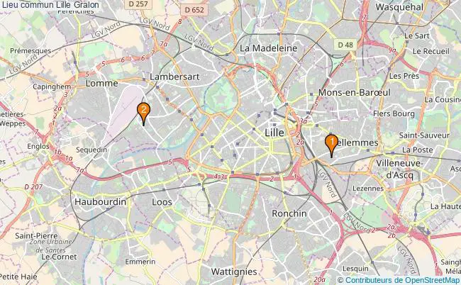 plan Lieu commun Lille Associations lieu commun Lille : 3 associations