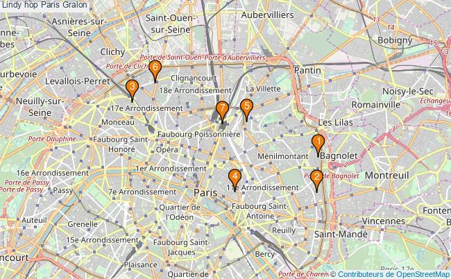 plan Lindy hop Paris Associations lindy hop Paris : 7 associations