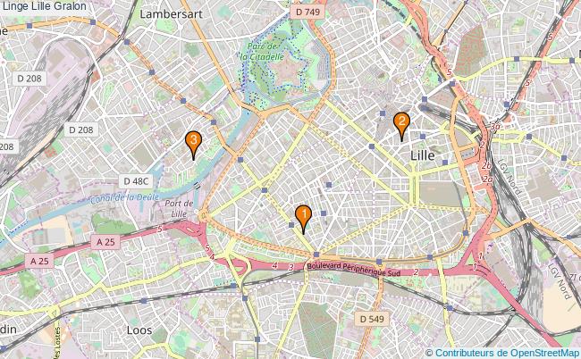 plan Linge Lille Associations linge Lille : 4 associations