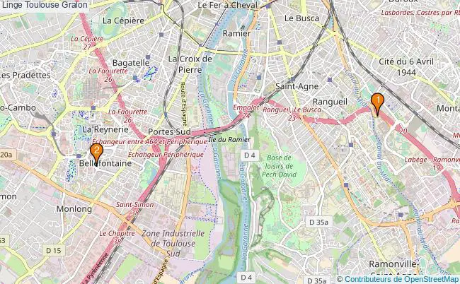 plan Linge Toulouse Associations linge Toulouse : 3 associations