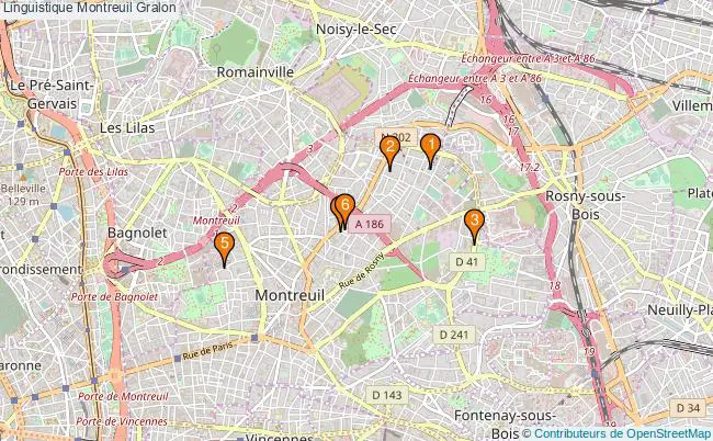 plan Linguistique Montreuil Associations linguistique Montreuil : 8 associations