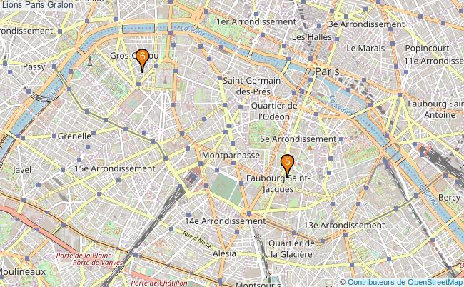 plan Lions Paris Associations lions Paris : 7 associations