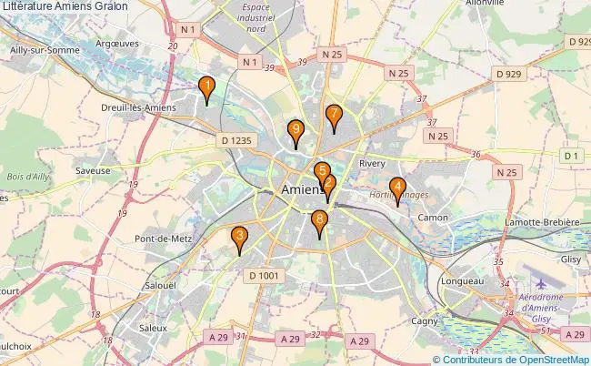 plan Littérature Amiens Associations littérature Amiens : 7 associations