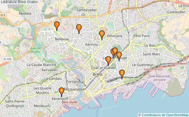 plan Littérature Brest Associations littérature Brest : 11 associations