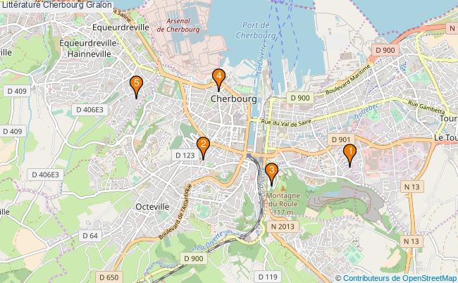 plan Littérature Cherbourg Associations littérature Cherbourg : 6 associations