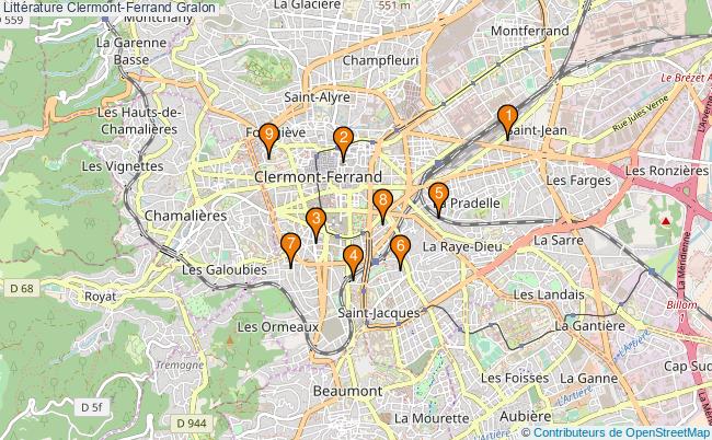 plan Littérature Clermont-Ferrand Associations littérature Clermont-Ferrand : 10 associations