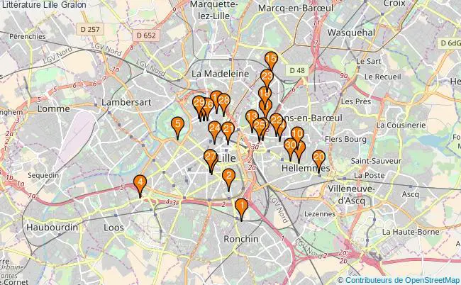 plan Littérature Lille Associations littérature Lille : 39 associations