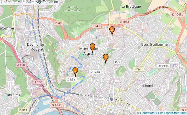 plan Littérature Mont-Saint-Aignan Associations littérature Mont-Saint-Aignan : 4 associations