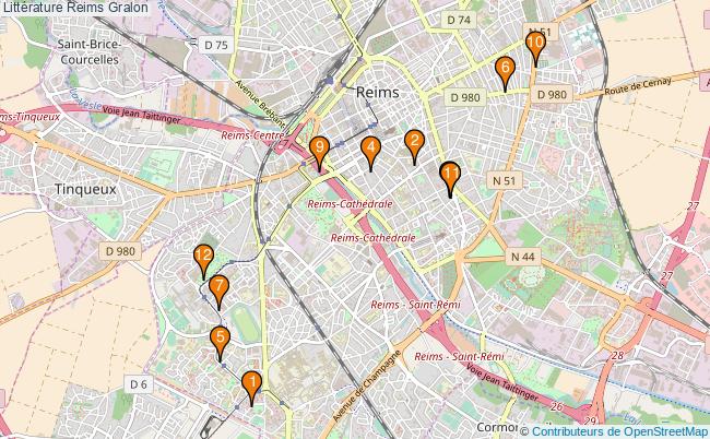 plan Littérature Reims Associations littérature Reims : 14 associations