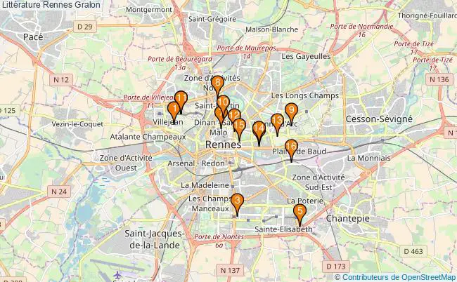 plan Littérature Rennes Associations littérature Rennes : 24 associations