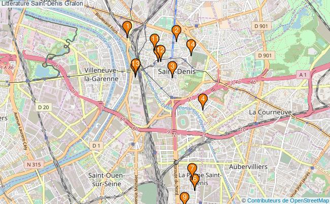 plan Littérature Saint-Denis Associations littérature Saint-Denis : 19 associations